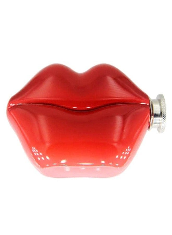CNFLASK Lips Flask Stainless Steel Lips Shaped Hip Flask (5oz, Red) - Image 2
